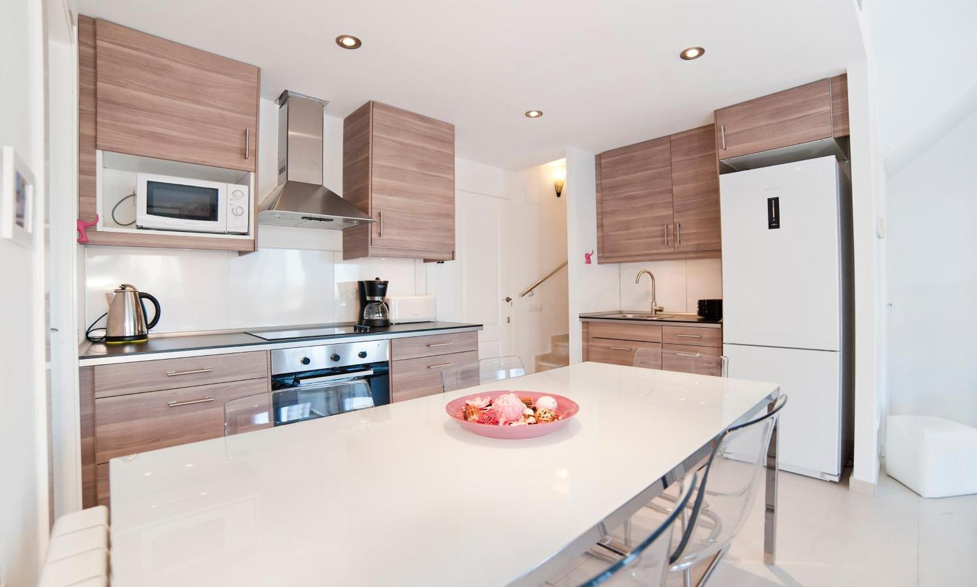 Duplex Moderno 3 Hab Parking, Vistas Al Mar Y Terraza Leilighet Sitges Eksteriør bilde
